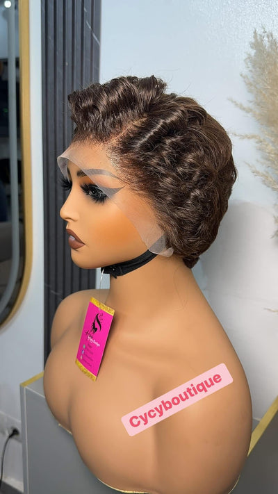 Coupe dame humain 100% Couleur miel frontal